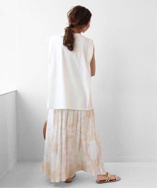 JOURNAL STANDARD relume（ジャーナルスタンダード　レリューム）の「ハイトリコットBOXY Tee◆（Tシャツ/カットソー・レディース・ホワイト/ブラック/ベージュ/レッド・FREE）」の15枚目の写真