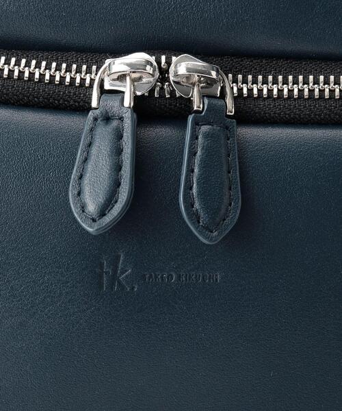 tk.TAKEO KIKUCHI（ティーケータケオキクチ）の「◆イタリアンレザーバックパック（バックパック/リュック・メンズ・ブラック/ネイビー系5/ブラック系3・00）」の6枚目の写真
