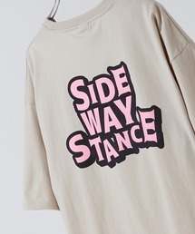 SIDEWAY STANCE | 【SIDEWAY STANCE】スケボー＆ロゴ プリント 半袖Tシャツ(Tシャツ/カットソー)