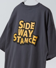 SIDEWAY STANCE | 【SIDEWAY STANCE】スケボー＆ロゴ プリント 半袖Tシャツ(Tシャツ/カットソー)