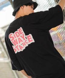 SIDEWAY STANCE | 【SIDEWAY STANCE】スケボー＆ロゴ プリント 半袖Tシャツ(Tシャツ/カットソー)