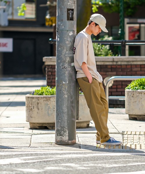 SIDEWAY STANCE（サイドウェイスタンス）の「【SIDEWAY STANCE】スケボー＆ロゴ プリント 半袖Tシャツ（Tシャツ/カットソー・メンズ・グレイッシュベージュ/ブラック/ホワイト/モスグリーン/チャコール/パープル・LARGE/X-LARGE/MEDIUM）」の22枚目の写真