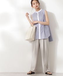 N.（N. Natural Beauty Basic） | 【S Size Line】◆アリシア麻調リラックスパンツ(その他パンツ)