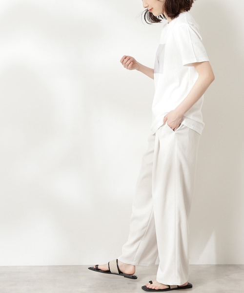 N.(N. Natural Beauty Basic)(エヌエヌナチュラルビューティーベーシック)の「【S Size Line】◆アリシア麻調リラックスパンツ(その他パンツ・レディース・グリーン/ピンク/オフホワイト/ベージュ・SMALL/MEDIUM)」の10枚目の写真