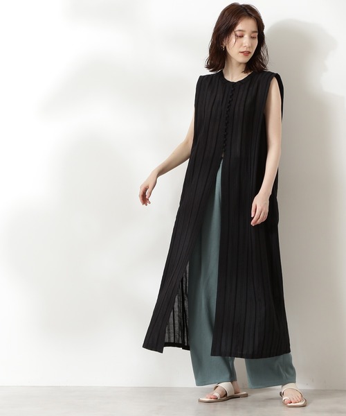 N.(N. Natural Beauty Basic)(エヌエヌナチュラルビューティーベーシック)の「【S Size Line】◆アリシア麻調リラックスパンツ(その他パンツ・レディース・グリーン/ピンク/オフホワイト/ベージュ・SMALL/MEDIUM)」の9枚目の写真