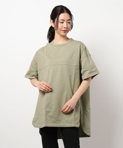 ROSE BUD（ローズバッド）の「背中リボンチュニック（チュニック・レディース・ホワイト/グレー/カーキ・FREE）」の3枚目の写真