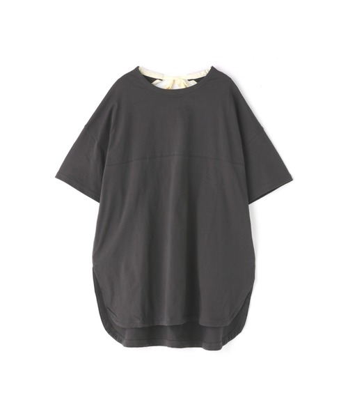 ROSE BUD（ローズバッド）の「背中リボンチュニック（チュニック・レディース・ホワイト/グレー/カーキ・FREE）」の8枚目の写真