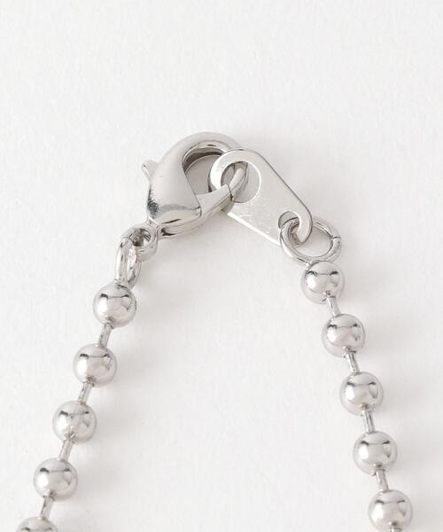 green label relaxing（グリーンレーベルリラクシング）の「SC GLR Ball Chain Neck ボール チェーン ネックレス 男女兼用 ユニセックス（ネックレス・メンズ・シルバー・FREE）」の3枚目の写真
