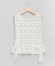 AS KNOW AS de base | レースサイドリボンベスト(ベスト)