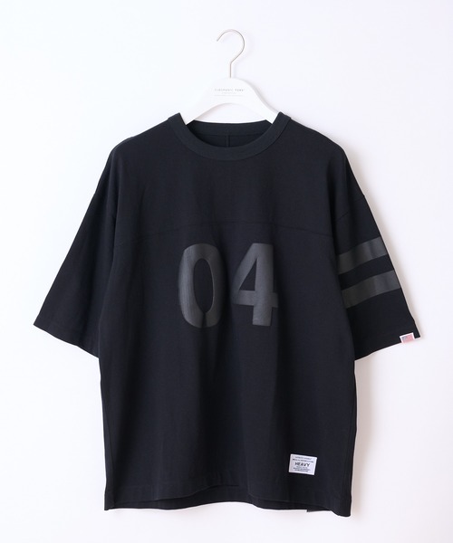 CIAOPANIC TYPY（チャオパニックティピー）の「USAコットンナンバリングフットボールTee（Tシャツ/カットソー・メンズ・ホワイト/ブラック・MEDIUM/LARGE）」の8枚目の写真