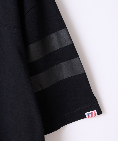 CIAOPANIC TYPY（チャオパニックティピー）の「USAコットンナンバリングフットボールTee（Tシャツ/カットソー・メンズ・ホワイト/ブラック・MEDIUM/LARGE）」の3枚目の写真