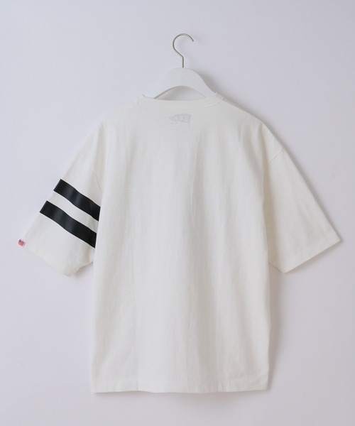 CIAOPANIC TYPY（チャオパニックティピー）の「USAコットンナンバリングフットボールTee（Tシャツ/カットソー・メンズ・ホワイト/ブラック・MEDIUM/LARGE）」の10枚目の写真