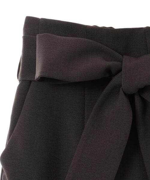 Tiara（ティアラ）の「麻調ハイウエストテーパードパンツ（その他パンツ・レディース・グリーン/ブラウン/ブラック・M/L/S）」の9枚目の写真