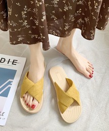 STYLEBLOCK | ツイストデザインフラットサンダル(サンダル)