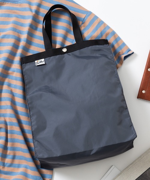 Drifter(ドリフター)の「【Drifter】PAPER BAG TOTE L ※(トートバッグ・レディース・ブラック/ダークブラウン/グレー/その他/タン/レオパード/パイソン/マルチ/グリーン・FREE)」の3枚目の写真