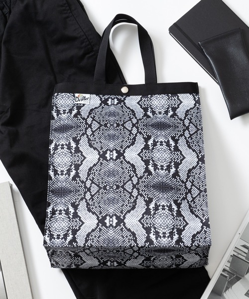 Drifter(ドリフター)の「【Drifter】PAPER BAG TOTE L ※(トートバッグ・レディース・ブラック/ダークブラウン/グレー/その他/タン/レオパード/パイソン/マルチ/グリーン・FREE)」の9枚目の写真