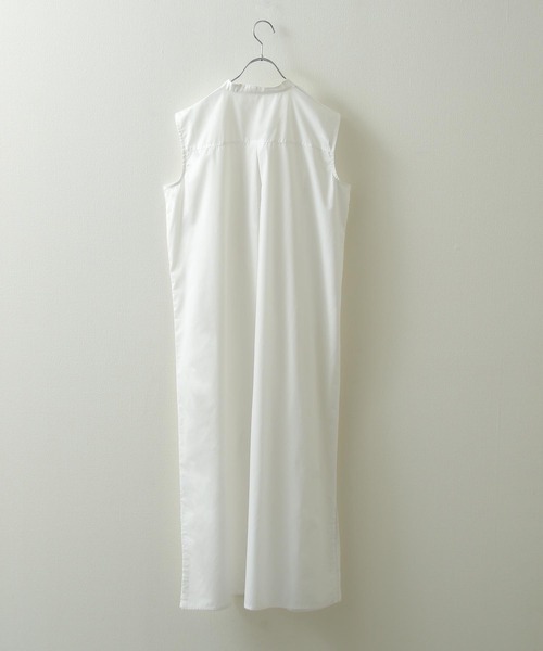 Chillfar(チルファー)の「ピンタックフレンチスリーブシャツワンピース(シャツワンピース・レディース・ホワイト/ブラック・FREE)」の18枚目の写真