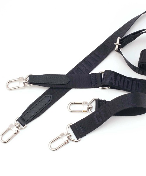 GENTIL BANDIT（ジャンティバンティ）の「GENTIL BANDIT 10周年限定巾着バッグ/ルパン三世コラボ（ショルダーバッグ・メンズ・ブラック・FREE）」の5枚目の写真