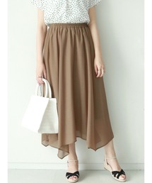 シアーイレヘムギャザースカート