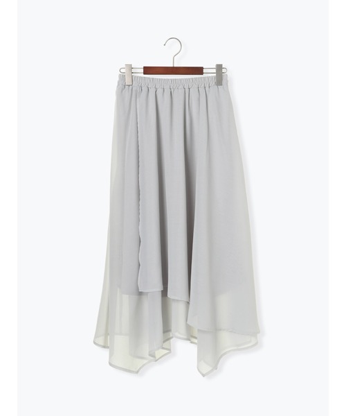 Te chichi（テチチ）の「シアーイレヘムギャザースカート（スカート・レディース・パープル/グレー/モカ・ﾌﾘ-）」の21枚目の写真