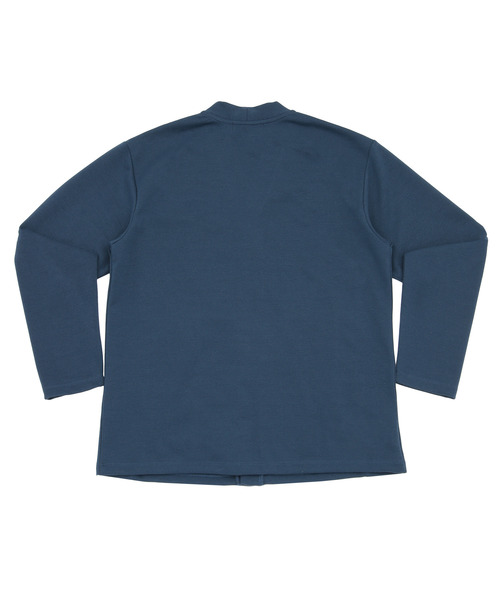 UNION STATION（ユニオンステーション）の「【カルゼマテリアル】ストレッチ5ボタンカーディガン（カーディガン/ボレロ・メンズ・ブラック/ブラウン/ブルー・LL/M/L）」の9枚目の写真