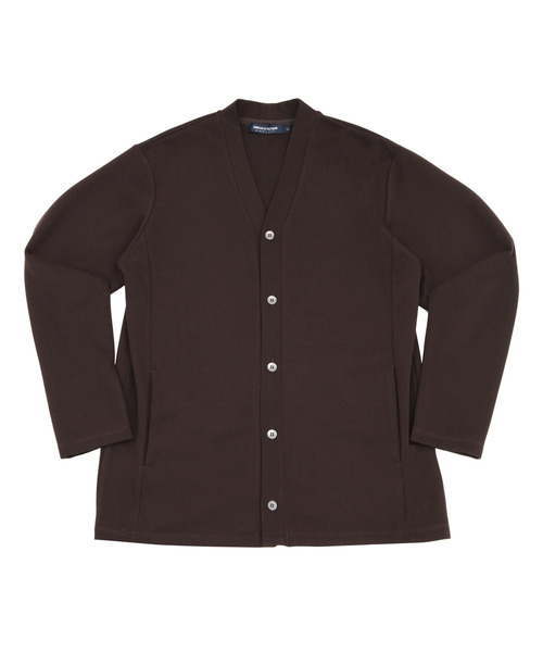 UNION STATION（ユニオンステーション）の「【カルゼマテリアル】ストレッチ5ボタンカーディガン（カーディガン/ボレロ・メンズ・ブラック/ブラウン/ブルー・LL/M/L）」の17枚目の写真