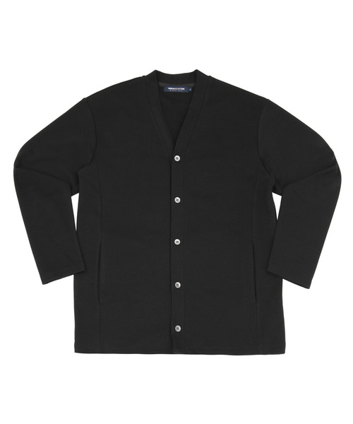 UNION STATION（ユニオンステーション）の「【カルゼマテリアル】ストレッチ5ボタンカーディガン（カーディガン/ボレロ・メンズ・ブラック/ブラウン/ブルー・LL/M/L）」の19枚目の写真