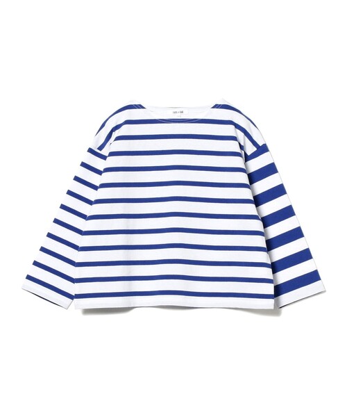 B:MING by BEAMS（ビーミングバイビームス）の「B:MING by BEAMS / ボートネック ボーダー Tシャツ（90~140cm）（Tシャツ/カットソー・キッズ・ベージュ/ブルー/グリーン/カーキ/レッド/オリーブ/ブラウン/イエロー/ブラック/ブルー系その他3/オレンジ系その他6・90/100/110/120/130/140/150）」の8枚目の写真