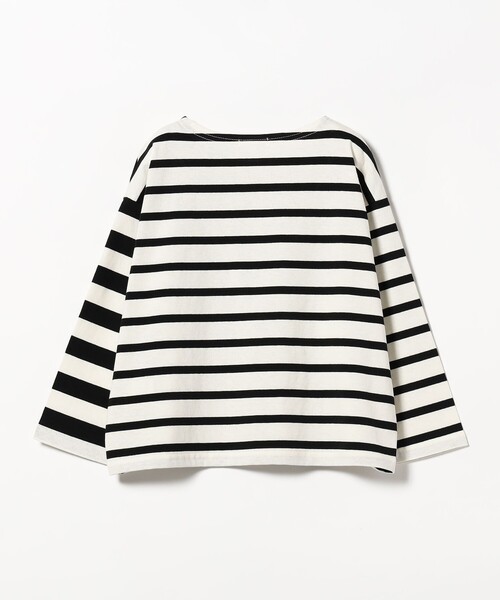 B:MING by BEAMS（ビーミングバイビームス）の「B:MING by BEAMS / ボートネック ボーダー Tシャツ（90~140cm）（Tシャツ/カットソー・キッズ・ベージュ/ブルー/グリーン/カーキ/レッド/オリーブ/ブラウン/イエロー/ブラック/ブルー系その他3/オレンジ系その他6・90/100/110/120/130/140/150）」の15枚目の写真