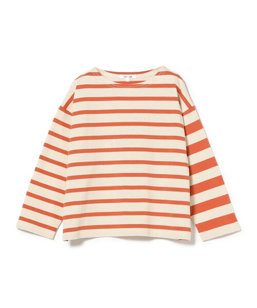 B:MING by BEAMS（ビーミングバイビームス）の「B:MING by BEAMS / ボートネック ボーダー Tシャツ（90~140cm）（Tシャツ/カットソー・キッズ・ベージュ/ブルー/グリーン/カーキ/レッド/オリーブ/ブラウン/イエロー/ブラック/ブルー系その他3/オレンジ系その他6・90/100/110/120/130/140/150）」の17枚目の写真