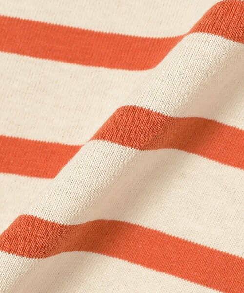 B:MING by BEAMS（ビーミングバイビームス）の「B:MING by BEAMS / ボートネック ボーダー Tシャツ（90~140cm）（Tシャツ/カットソー・キッズ・ベージュ/ブルー/グリーン/カーキ/レッド/オリーブ/ブラウン/イエロー/ブラック/ブルー系その他3/オレンジ系その他6・90/100/110/120/130/140/150）」の18枚目の写真