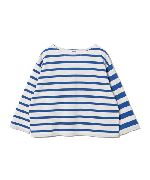 B:MING by BEAMS（ビーミングバイビームス）の「B:MING by BEAMS / ボートネック ボーダー Tシャツ（90~140cm）（Tシャツ/カットソー・キッズ・ベージュ/ブルー/グリーン/カーキ/レッド/オリーブ/ブラウン/イエロー/ブラック/ブルー系その他3/オレンジ系その他6・90/100/110/120/130/140/150）」の20枚目の写真