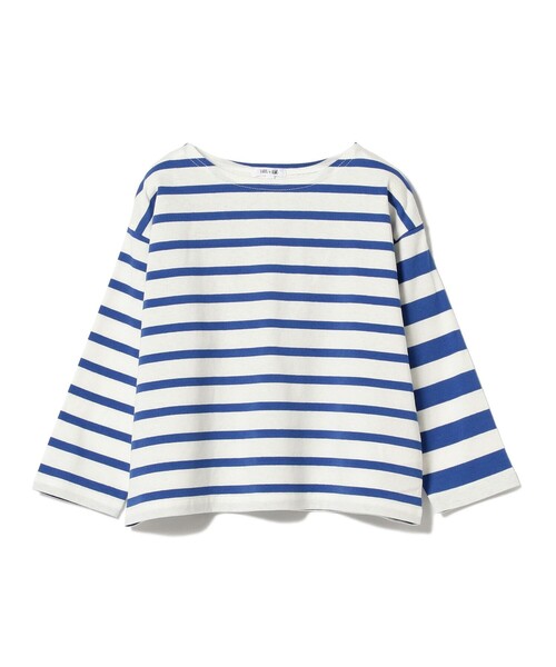 B:MING by BEAMS（ビーミングバイビームス）の「B:MING by BEAMS / ボートネック ボーダー Tシャツ（90~140cm）（Tシャツ/カットソー・キッズ・ベージュ/ブルー/グリーン/カーキ/レッド/オリーブ/ブラウン/イエロー/ブラック/ブルー系その他3/オレンジ系その他6・90/100/110/120/130/140/150）」の21枚目の写真