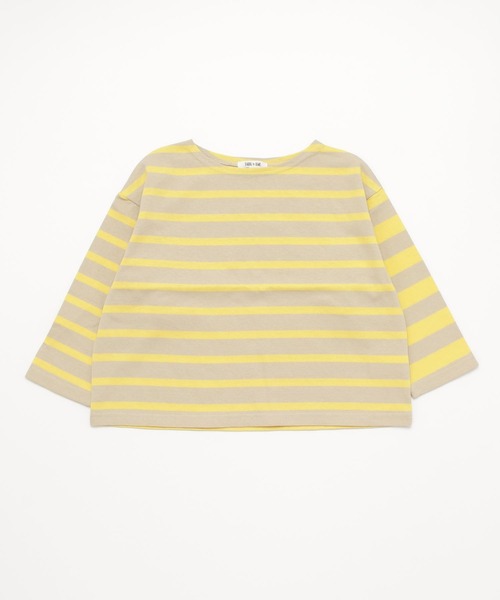 B:MING by BEAMS（ビーミングバイビームス）の「B:MING by BEAMS / ボートネック ボーダー Tシャツ（90~140cm）（Tシャツ/カットソー・キッズ・ベージュ/ブルー/グリーン/カーキ/レッド/オリーブ/ブラウン/イエロー/ブラック/ブルー系その他3/オレンジ系その他6・90/100/110/120/130/140/150）」の9枚目の写真