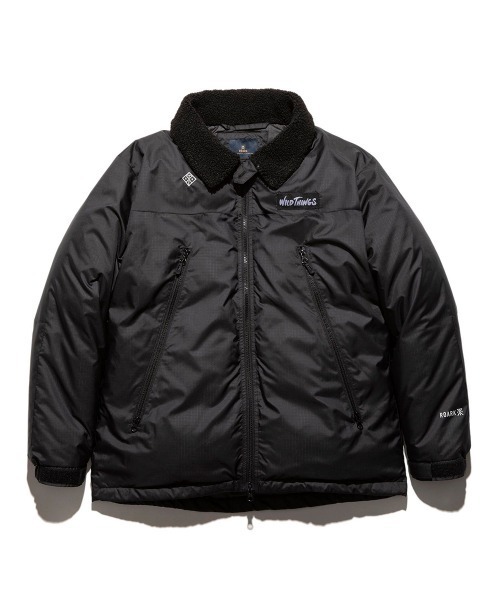 ROARK REVIVAL（ロアークリバイバル）の「【ROARK】ROARK x WILDTHINGS - HAPPY JACKET 2TONE（ダウンジャケット/コート・メンズ・ベージュ/ブラック・MEDIUM/X-LARGE/LARGE）」の7枚目の写真