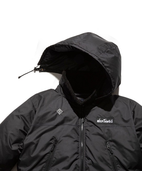 ROARK REVIVAL（ロアークリバイバル）の「【ROARK】ROARK x WILDTHINGS - HAPPY JACKET 2TONE（ダウンジャケット/コート・メンズ・ベージュ/ブラック・MEDIUM/X-LARGE/LARGE）」の11枚目の写真