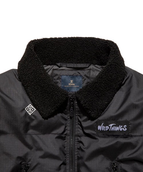 ROARK REVIVAL（ロアークリバイバル）の「【ROARK】ROARK x WILDTHINGS - HAPPY JACKET 2TONE（ダウンジャケット/コート・メンズ・ベージュ/ブラック・MEDIUM/X-LARGE/LARGE）」の12枚目の写真