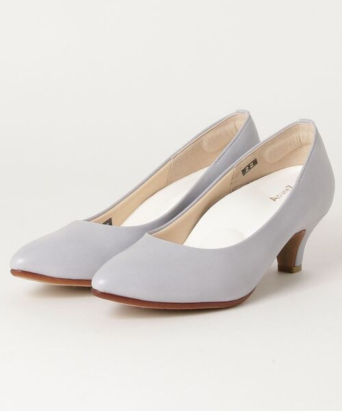 AcureZ(アキュアーズ)の「【made in japan】5cmヒール プレーンパンプス(パンプス・レディース・ラベンダー/ベージュ/ライトブルー/ブラック/アイボリー/その他/ブルー系その他/ピンク系その他・23.5cm/24.0cm/25.0cm/24.5cm/22.5cm/23.0cm/22.0cm)」の4枚目の写真