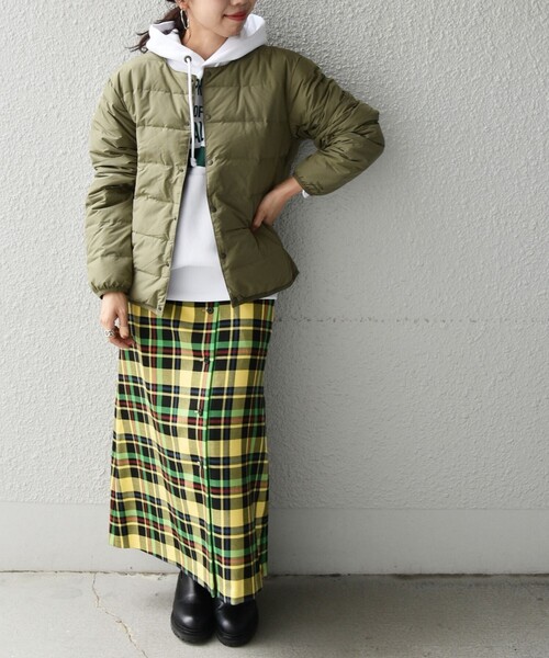 TAION（タイオン）の「【SHIPS any別注】TAION: リバーシブル ステッチレス ダウン ジャケット◇（ダウンジャケット/コート・メンズ・ブラック/ベージュ/ネイビー/オリーブ/グレー/ダークブルー/ブラック系その他・SMALL/MEDIUM/LARGE/X-LARGE）」の20枚目の写真