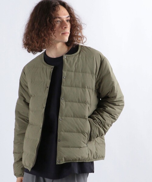 TAION（タイオン）の「【SHIPS any別注】TAION: リバーシブル ステッチレス ダウン ジャケット◇（ダウンジャケット/コート・メンズ・ブラック/ベージュ/ネイビー/オリーブ/グレー/ダークブルー/ブラック系その他・SMALL/MEDIUM/LARGE/X-LARGE）」の18枚目の写真