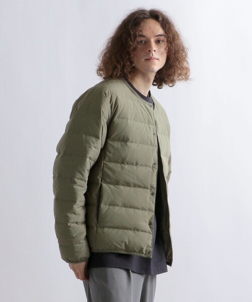 TAION（タイオン）の「【SHIPS any別注】TAION: リバーシブル ステッチレス ダウン ジャケット◇（ダウンジャケット/コート・メンズ・ブラック/ベージュ/ネイビー/オリーブ/グレー/ダークブルー/ブラック系その他・SMALL/MEDIUM/LARGE/X-LARGE）」の17枚目の写真