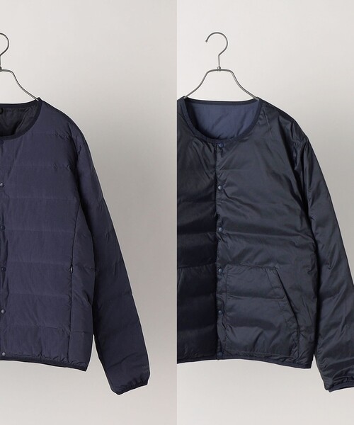 TAION（タイオン）の「【SHIPS any別注】TAION: リバーシブル ステッチレス ダウン ジャケット◇（ダウンジャケット/コート・メンズ・ブラック/ベージュ/ネイビー/オリーブ/グレー/ダークブルー/ブラック系その他・SMALL/MEDIUM/LARGE/X-LARGE）」の10枚目の写真