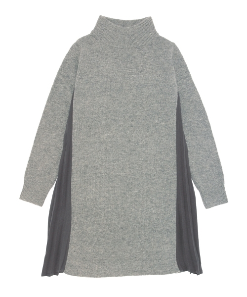 Ray BEAMS（レイビームス）の「Ray BEAMS / サイドプリーツ ニットワンピース（ワンピース・レディース・シルバー/ネイビー・ONE SIZE）」の18枚目の写真