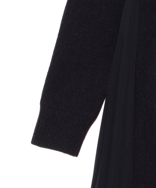 Ray BEAMS（レイビームス）の「Ray BEAMS / サイドプリーツ ニットワンピース（ワンピース・レディース・シルバー/ネイビー・ONE SIZE）」の13枚目の写真