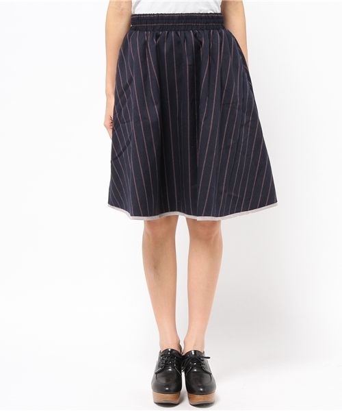 one after another NICE CLAUP（ワンアフターアナザーナイスクラップ）の「【ナイスクラップ】リバーシブルスカート（スカート・レディース・グレー/グリーン/レッド・FREE）」の10枚目の写真