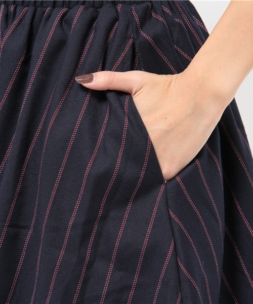 one after another NICE CLAUP（ワンアフターアナザーナイスクラップ）の「【ナイスクラップ】リバーシブルスカート（スカート・レディース・グレー/グリーン/レッド・FREE）」の14枚目の写真