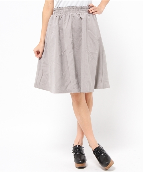 one after another NICE CLAUP（ワンアフターアナザーナイスクラップ）の「【ナイスクラップ】リバーシブルスカート（スカート・レディース・グレー/グリーン/レッド・FREE）」の8枚目の写真