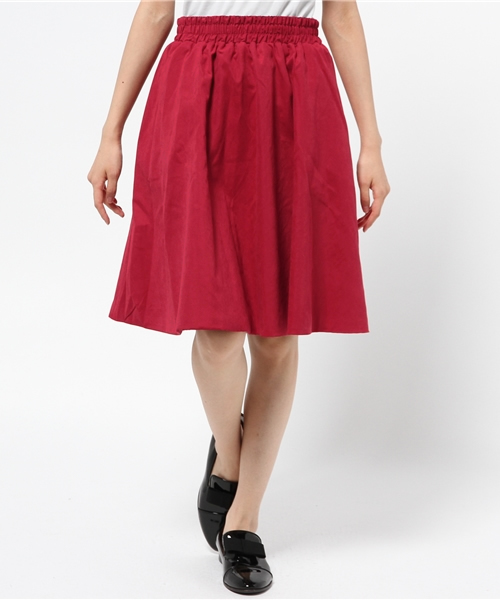 one after another NICE CLAUP（ワンアフターアナザーナイスクラップ）の「【ナイスクラップ】リバーシブルスカート（スカート・レディース・グレー/グリーン/レッド・FREE）」の4枚目の写真