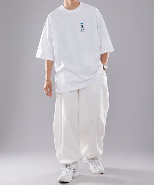 kutir（クティール）の「スケータープリントTシャツ（Tシャツ/カットソー・メンズ・ホワイト/ブラック/イエロー・LARGE/MEDIUM）」の4枚目の写真
