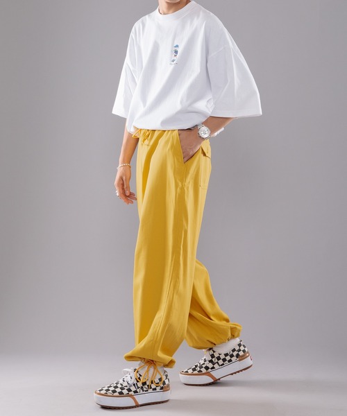 kutir（クティール）の「スケータープリントTシャツ（Tシャツ/カットソー・メンズ・ホワイト/ブラック/イエロー・LARGE/MEDIUM）」の6枚目の写真